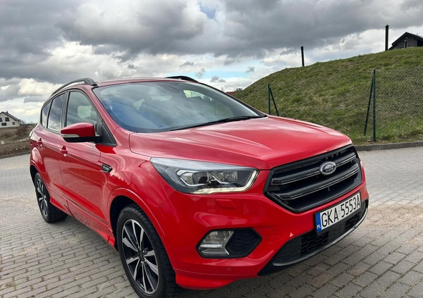 Ford Kuga cena 70002 przebieg: 167538, rok produkcji 2017 z Lębork małe 667